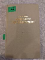 Front cover showing title and material