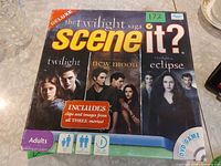 Front of boxed Scene It? Twilight Saga Deluxe board game