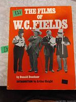 Front cover showing title, author, introduction credit, and images of W.C. Fields in various costumes