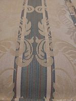 Close-up of patterned upholstery fabric