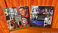 Front covers of both 2015 and 2016 Collection Canada albums