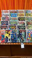 Rack displaying full lot of Classic X-Men comic books