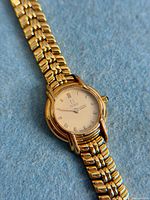 Front view of Fendi watch showing dial and bracelet