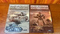 Front covers of both Imperial Armour Volumes 5 and 6 displayed side by side
