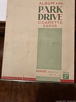 Front cover showing album title, brand and series handwritten