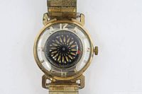 Front view of Ernest Borel Cocktail watch showing dial and case