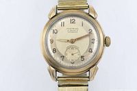 Front view of Fontaine wristwatch showing dial details