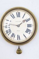 Front view showing dial, case, winding crown