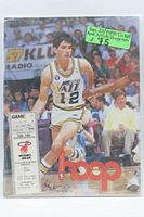 Front cover of Hoop magazine with John Stockton and attached game ticket