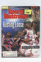 Front cover showing Michael Jordan "Busting Loose" headline