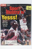 Front cover of Sports Illustrated June 16 1992 issue featuring Michael Jordan headline “Yesss!”