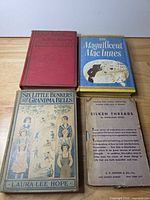 Front view of the four hardcover books