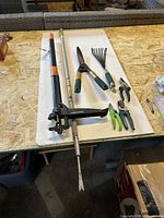 All tools laid out on board