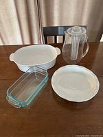 All five items displayed together on table