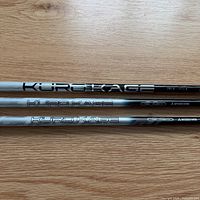 Full view of three KuroKage shafts showing graphics