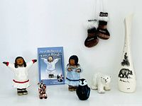 Group shot of all eight Alaska themed items