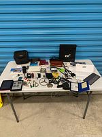 Entire lot laid out on table for overview