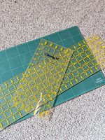 Mat and two rulers overview