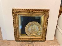 Full view of frame and plate