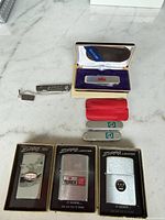 All items overview on countertop