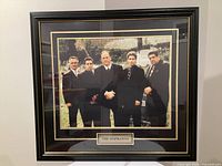 Full view of framed print showing artwork, matting and frame