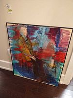 Front view of framed print showing artwork and frame