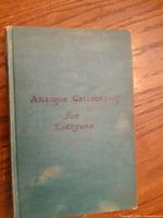 Front cover of blue cloth hardcover with title