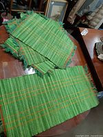Runner and placemats spread on table