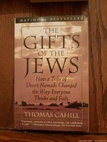 Front cover of The Gifts of the Jews paperback showing title, author, bestseller banner