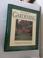 Front cover showing title, subtitle and garden image
