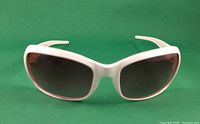 Front view of white sunglasses
