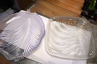 Both platters side by side showing overall designs