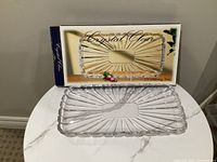 Tray and box front view