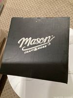 sealed black Mason Craft & More box top