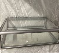 overall view of glass display case