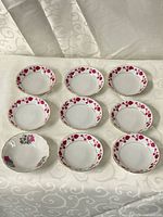 Top view showing all nine plates