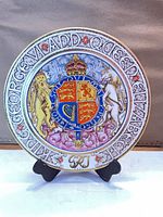 Front of Paragon coronation plate