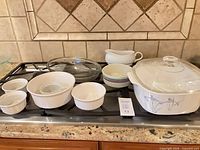 Entire lot on stovetop showing all items together