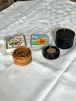 All five coaster sets grouped together