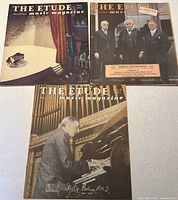 Front covers of all three magazines