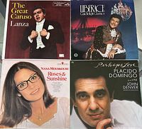 Front covers of all four albums