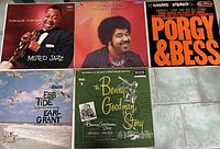 Front covers of all five LPs