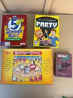 All four game boxes overview