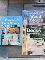 Group shot of three Sunset books showing front covers and titles