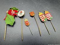 All six Hungarian pins laid out