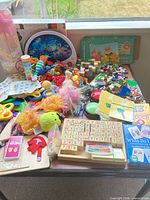 Overview of mixed lot on table