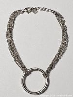 Full view of bracelet laid flat