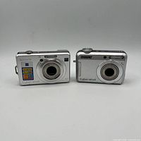 Front view of both Sony Cyber-shot cameras