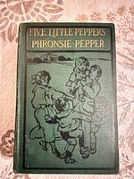 Front cover showing title, illustration and cloth binding