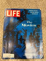 Front cover with title, date, special double issue, 35¢ price